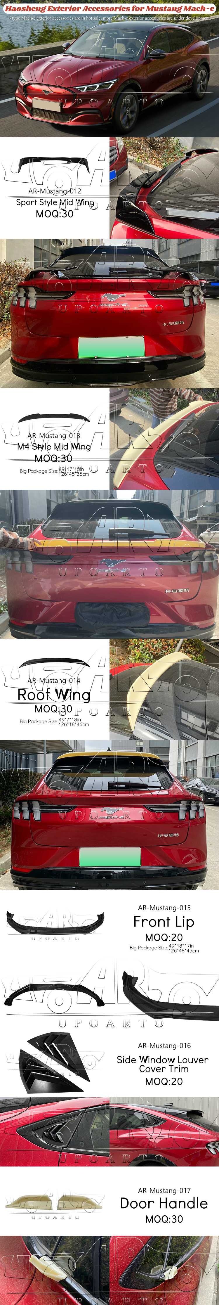 Ford Mustang Mach E 2021+ Exterior Accessories Ford Mustang Mach E 2021+ Exterior Accessories