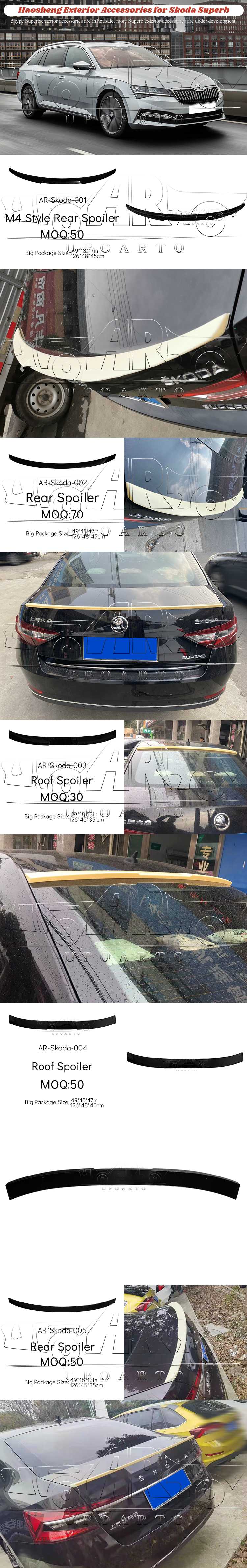 Skoda Superb Exterior Accessories Skoda Superb Exterior Accessories