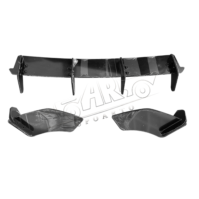 V2 Style Plastic Rear Bumper Blade Diffuser VW Golf 7 GTI