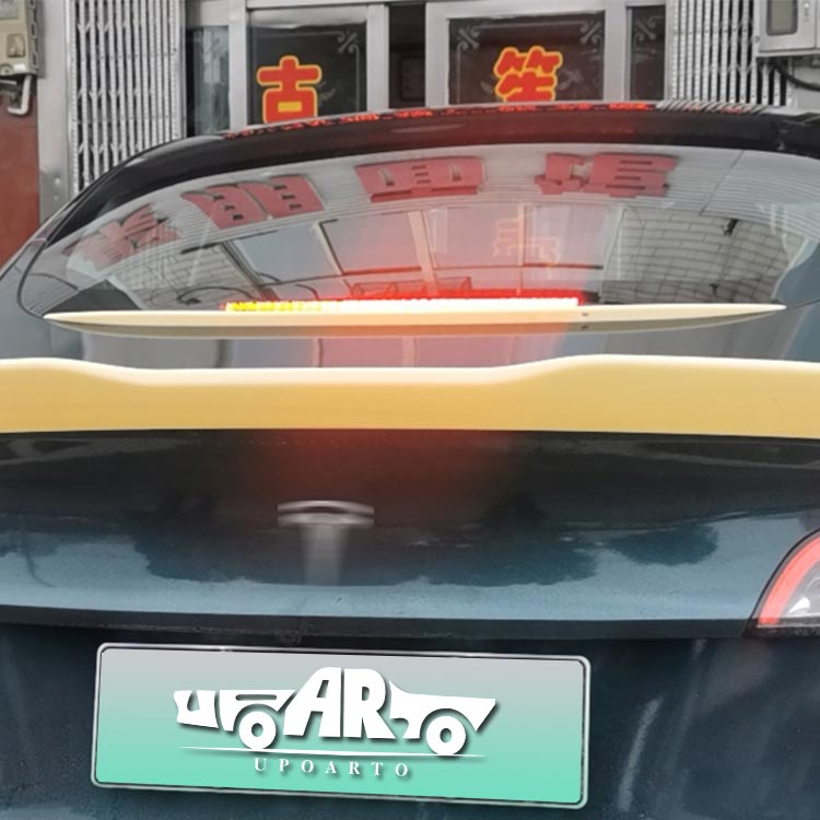 model 3 rear window spoiler water retaining lip model 3 rear window spoiler water retaining lip