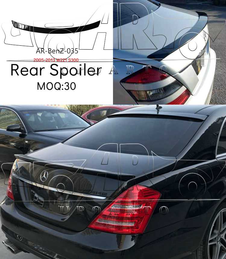 w221 spoiler w221 spoiler