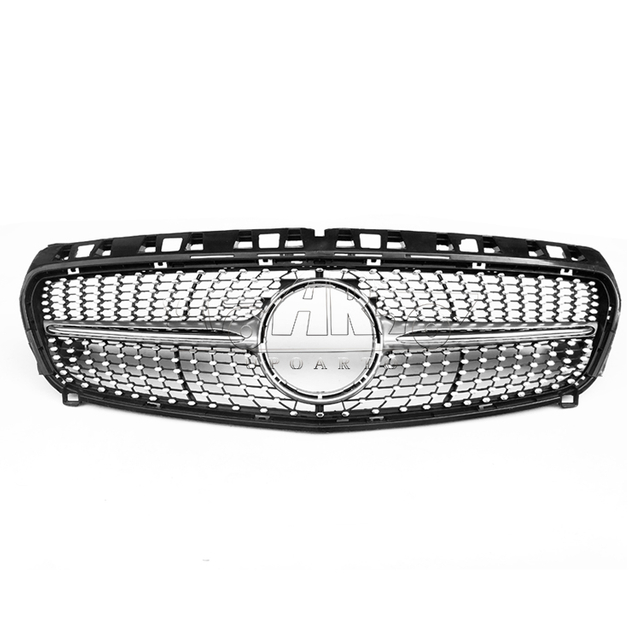 HAOSHENG Plastic Diamond Style Add-on Front Grille Benz A Class W176 2013-2015