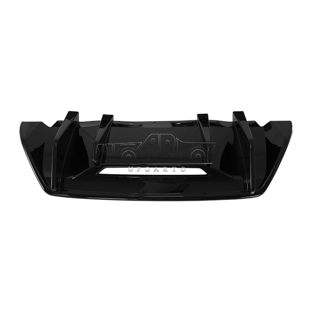 Ford Mustang Plastic Left and Right Single Exhaust Rear Lip Diffuser 2024+