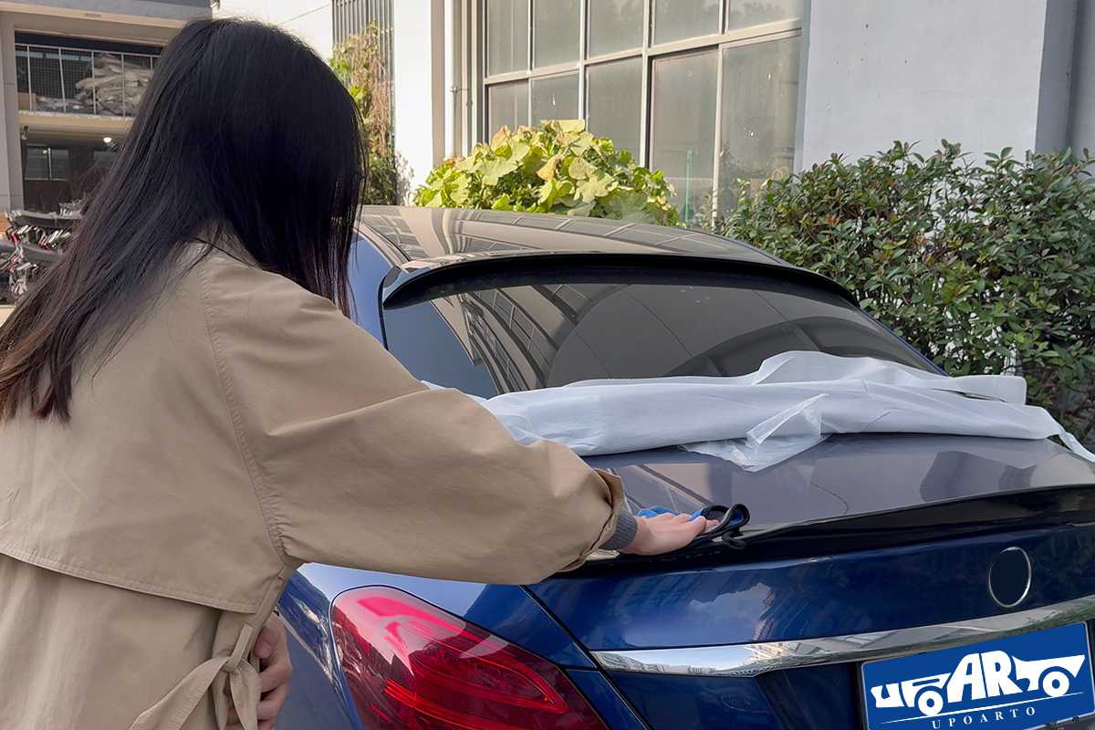 Spoiler Installation Step Spoiler Installation Step