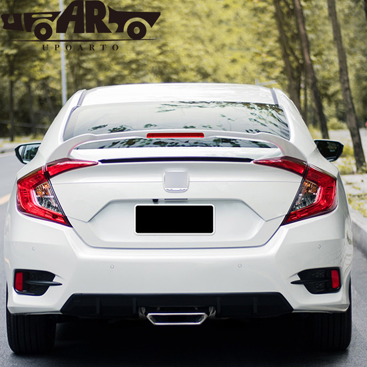 Civic Sport Style Rear Spoiler With Lamp 16-20 Civic Sport Style Rear Spoiler With Lamp 16-20
