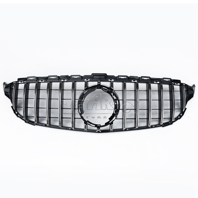 Benz C Class W205 GTR Style Front Grille Without Camera Hole 2019-2021