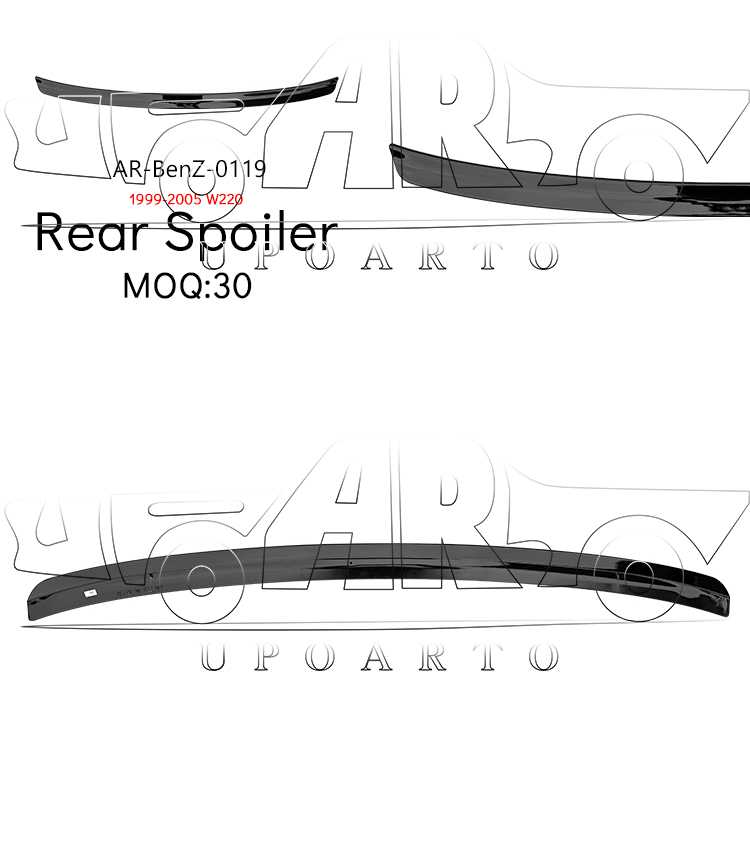 w220 spoiler w220 spoiler