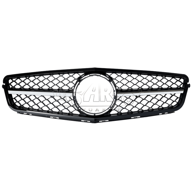 HAOSHENG Plastic AMG Style Add-on Front Grill Benz C Class W204 2007-2014