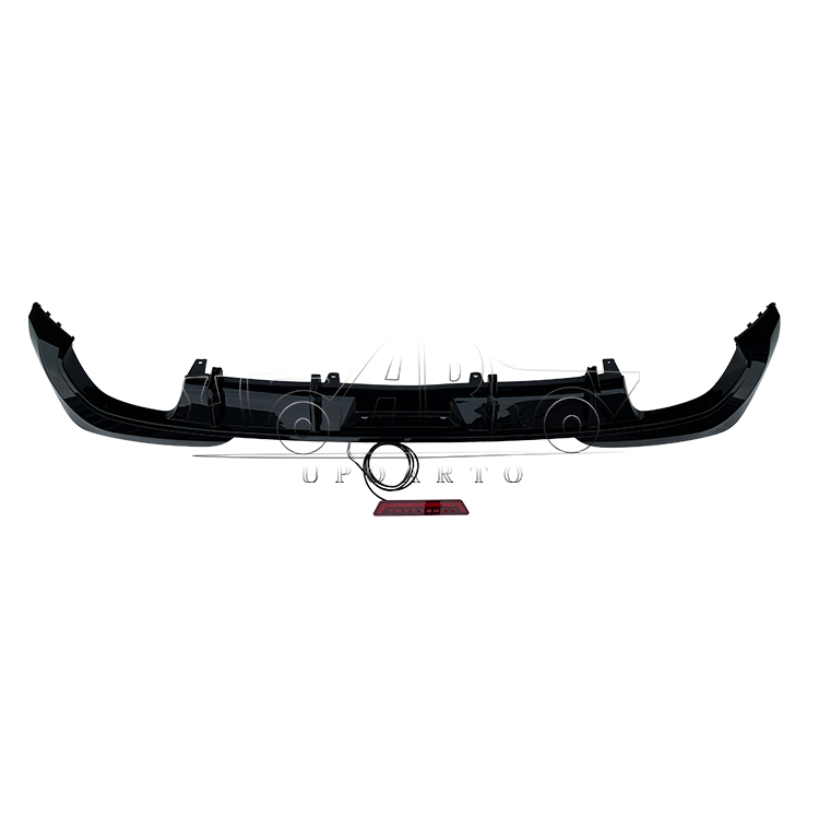 2020 bmw g20 rear lip with lamp left and right dual exhaust pipes 2020 bmw g20 rear lip with lamp left and right dual exhaust pipes