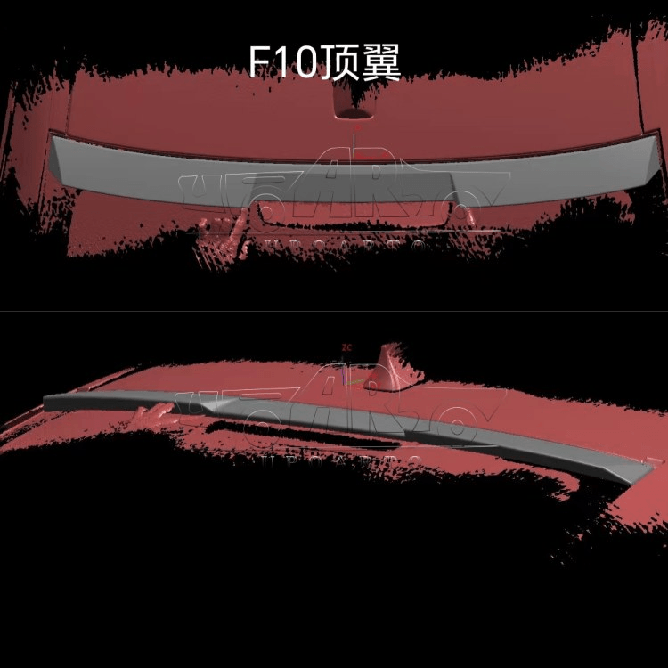 2010-2016 BMW 5 Series F10 M4 Style Roof Spoiler 2010-2016 BMW 5 Series F10 M4 Style Roof Spoiler