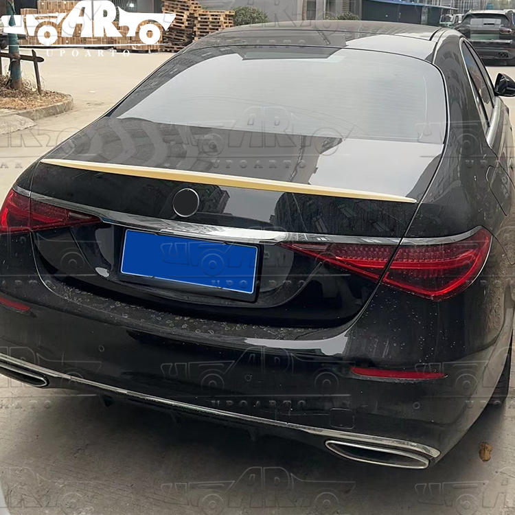 w223 amg rear trunk spoiler  w223 amg rear trunk spoiler