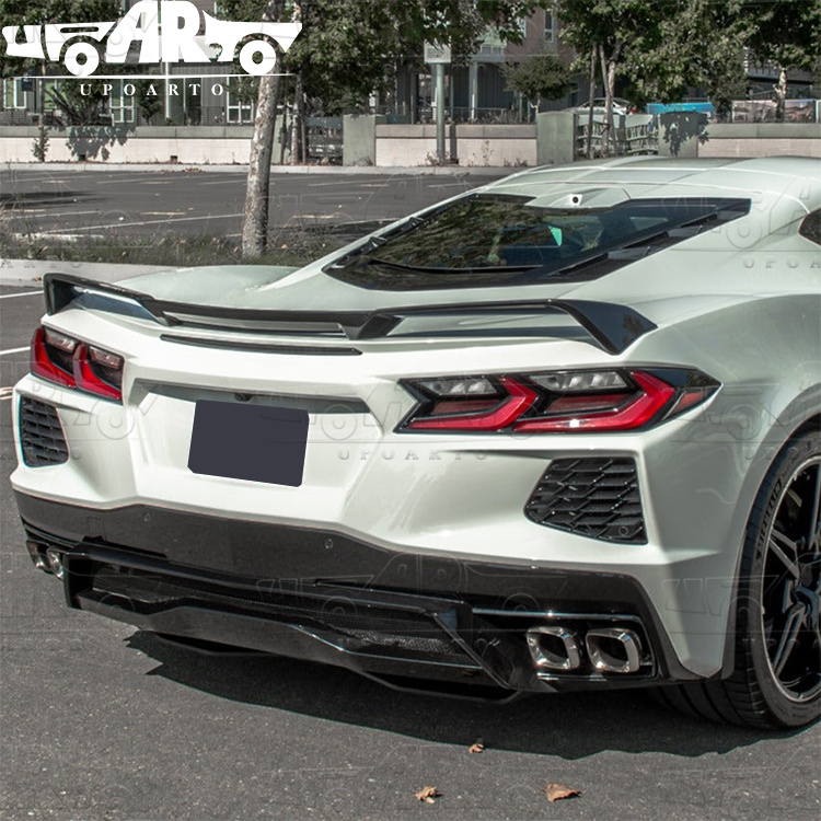 corvette c8 rear boot spoiler corvette c8 rear boot spoiler