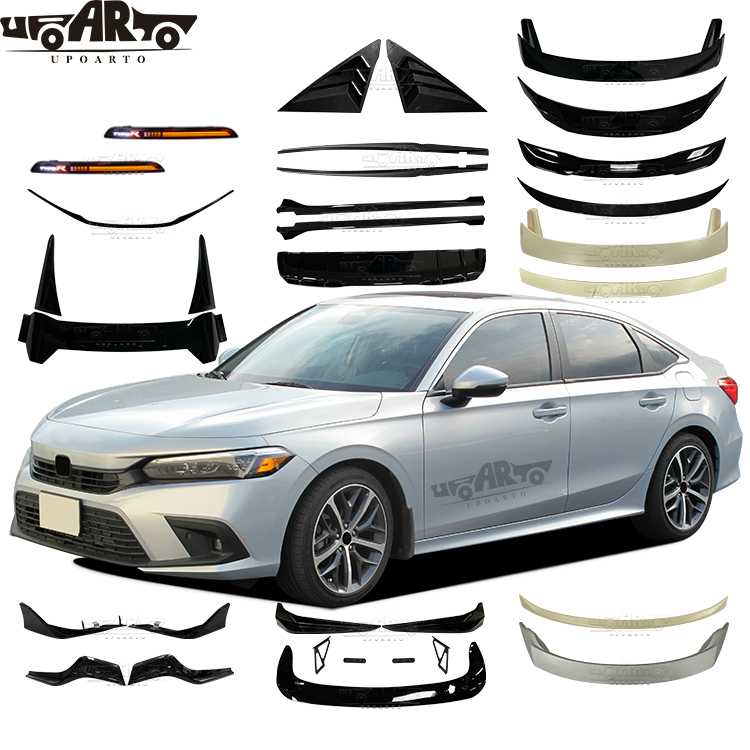 thumbnail image 2 of FOR 22-25 11th Honda Civic Sedan Yofer Style Gloss Black High Kick Trunk Spoiler 2 of 10