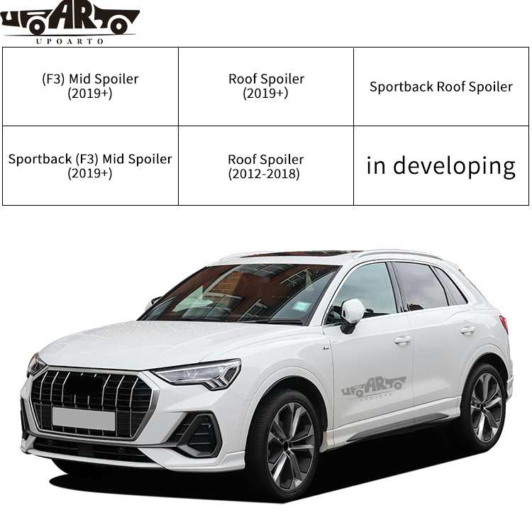 Exterior Accessories For Audi Q3 Sportback 2012+