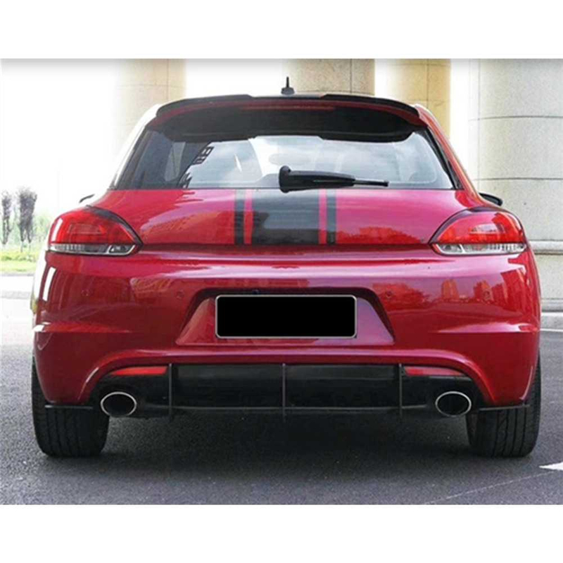 2015-2016 VW New Scirocco R Rear Blade Diffuser Plastic