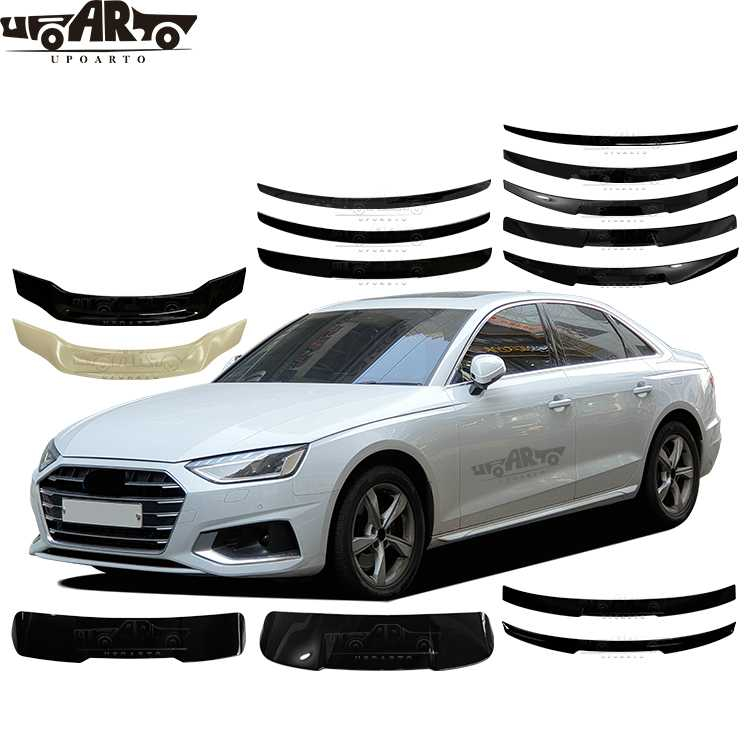 HAOSHENG ABS S4 Style Add-on Rear Spoiler Audi A4 B9 2019+