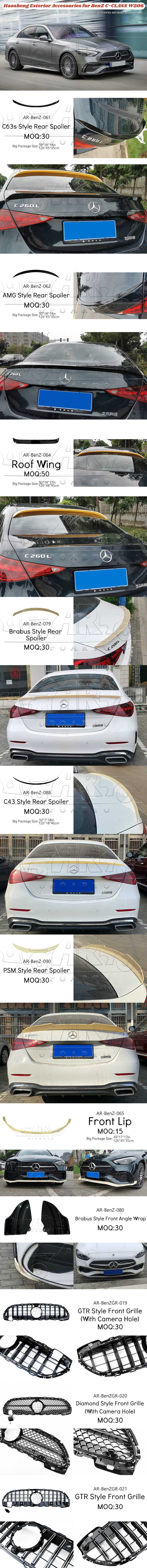 Mercedes BenZ C Class W206 2022+ Exterior Accessories