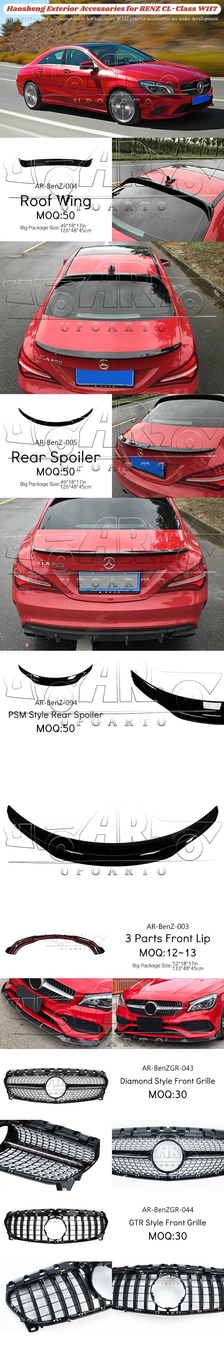 Mercedes BenZ CLA W117 2013-2019 Exterior Accessories