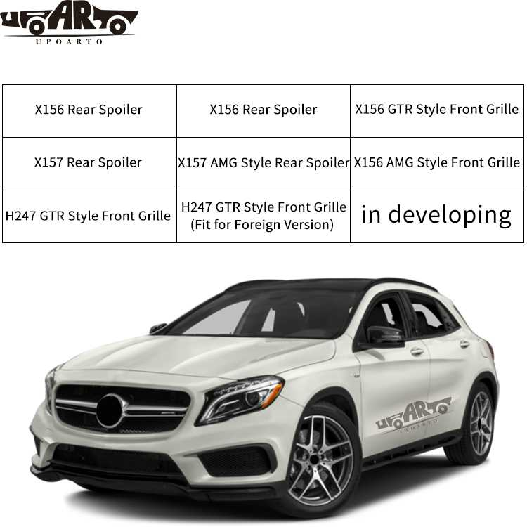 Exterior Accessories For Mercedes BenZ GLA X156 X157 H247