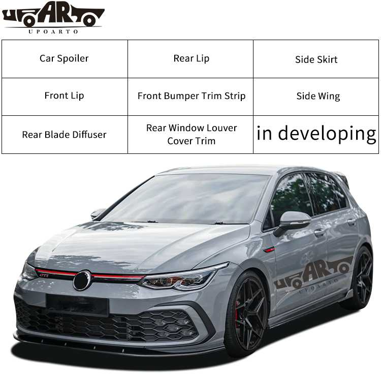 Exterior Accessories For VW Golf 8 MK8 R-Line GTI PRO R