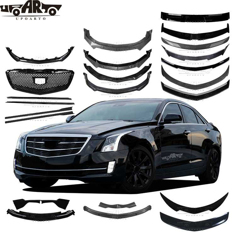 2018-2021 Cadillac CT6 Front Bumper Lip ABS