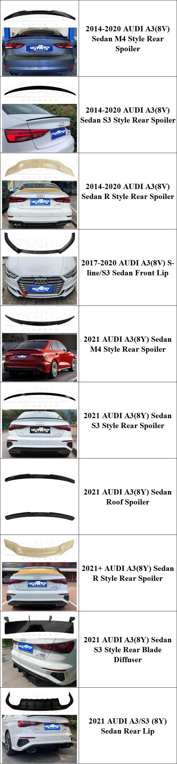 tucson rear spoiler wing