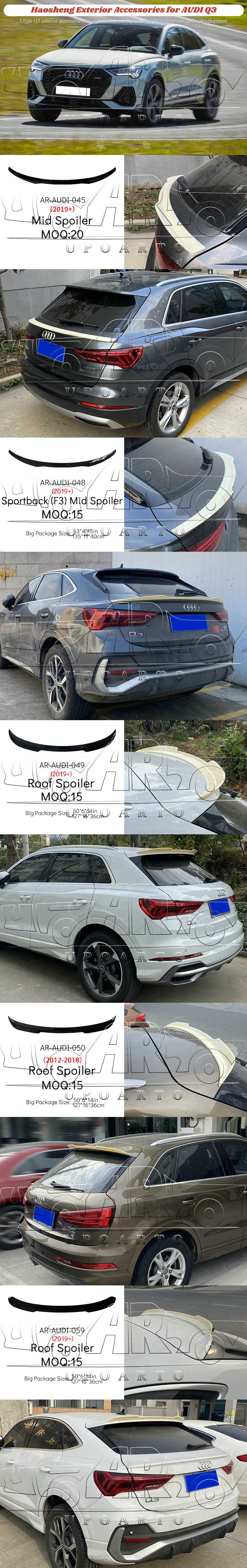 Audi Q3 Sportback 2012+Exterior Accessories