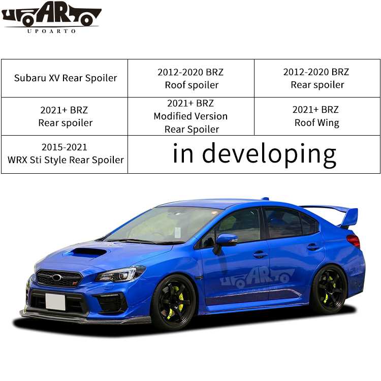 Exterior Accessories For Subaru BRZ XV WRX