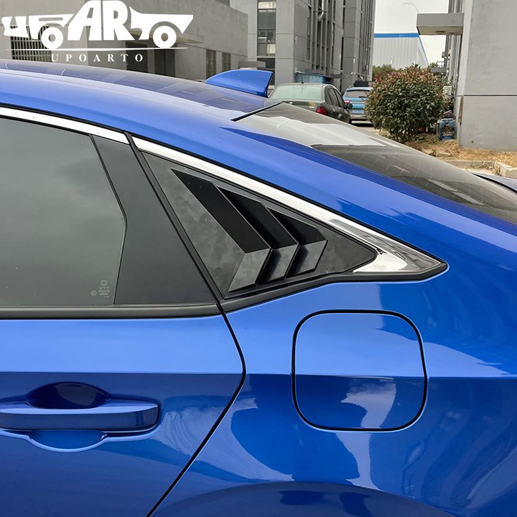 HAOSHENG Plastic Mustang Style Add-on Rear Window Louver Cover Trim Honda Civic 2022