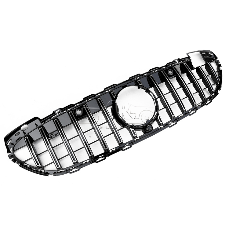 HAOSHENG Plastic GTR Style Add-on Front Grill Benz C Class W206 2022+
