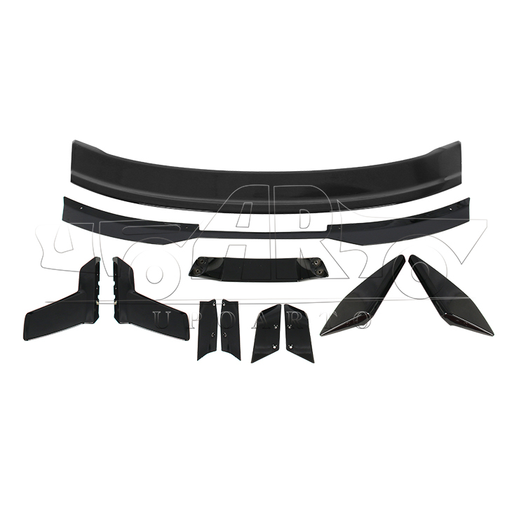 Dark Horse Style ABS Rear Spoiler With Gurney Flap Wicker Bill Mustang 2015-2023