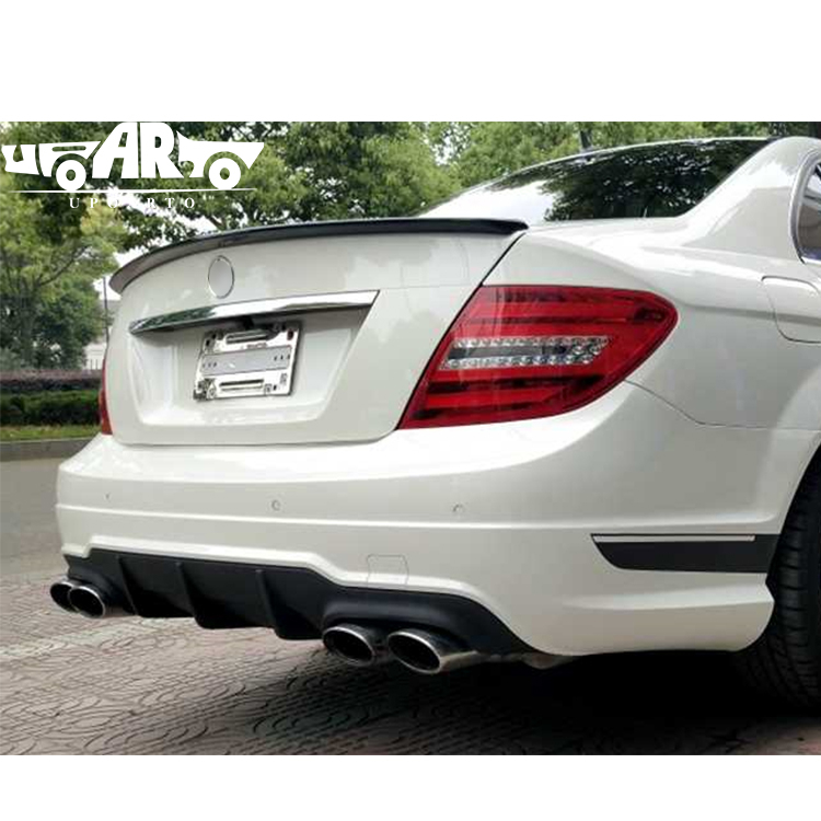 AMG Style ABS Rear Boot Spoiler Mercedes Benz C-Class W204 2007-2013