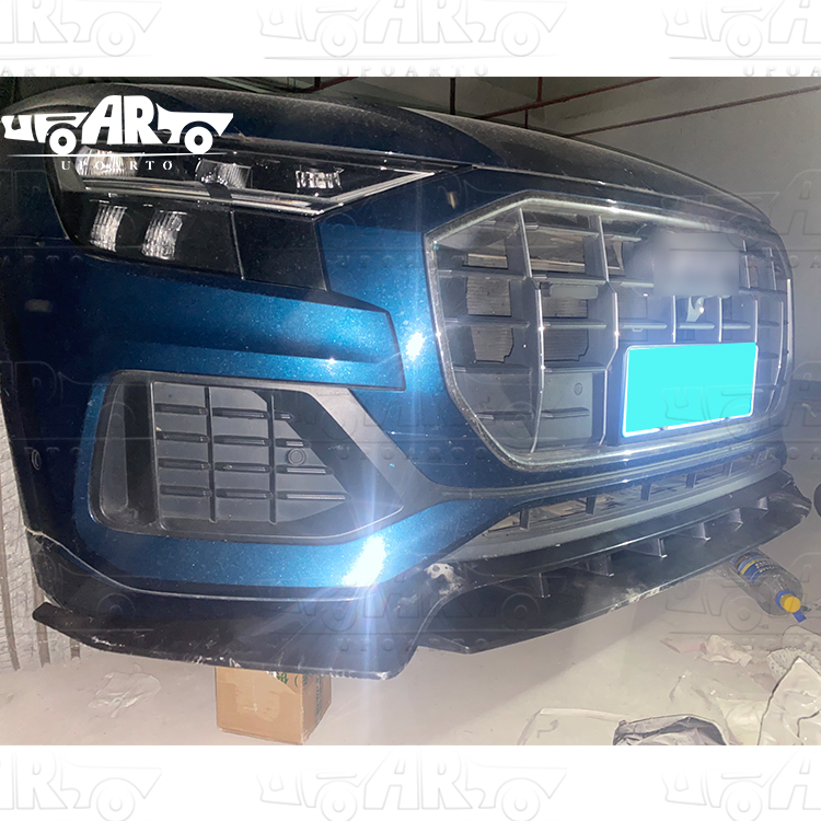 Audi Q8 4PCS Front Bumper Lip for 2018+ 