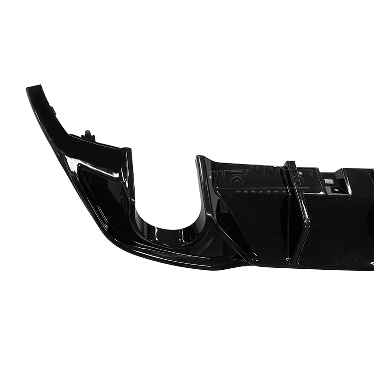 VW Golf 8 MK8 GTI Plastic Rear Lip Right And Left Single Exhaust Pipe