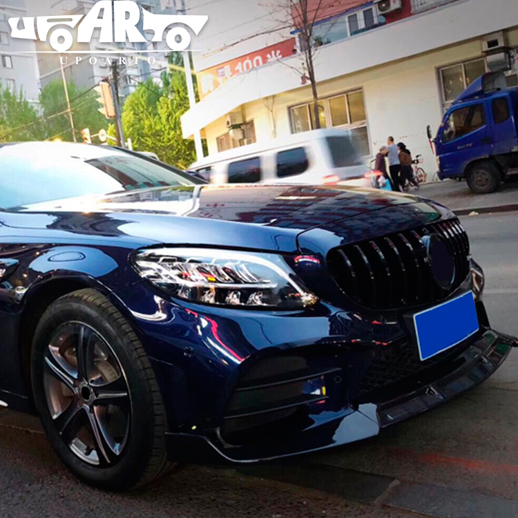 Mercedes Benz GLC W253 ABS Front Bumper Lip 2016-2019