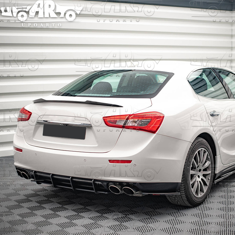 Maserati Ghibli MK3 Plastic Rear Bumper Diffuser 2014-2019