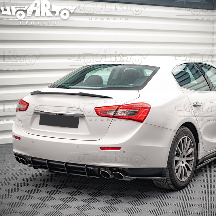 Maserati Ghibli MK3 Plastic Rear Bumper Diffuser 2014-2019