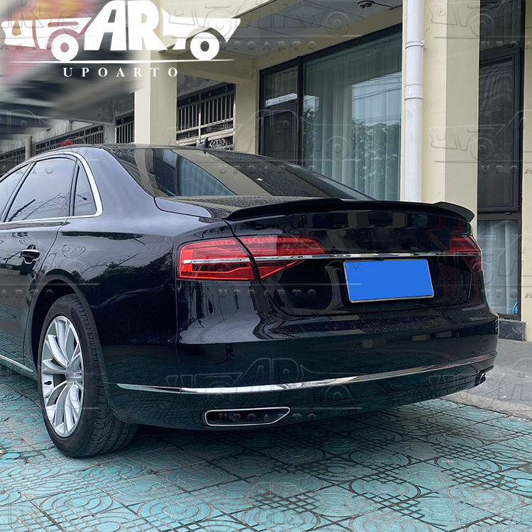 HAOSHENG ABS Add-on Rear Lip Spoiler Audi A8 D4 2010-2017