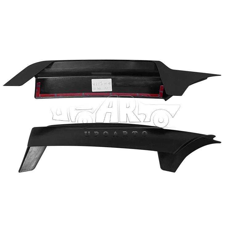 HAOSHENG Plastic MP Add-on Front Bumper Side Splitters BMW E90 M-Tech 3 Series 2005-2008