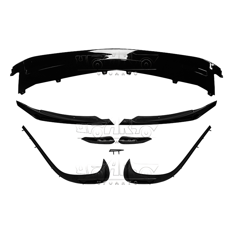16-18 benz w176 front lip & front splitter vents modified parts