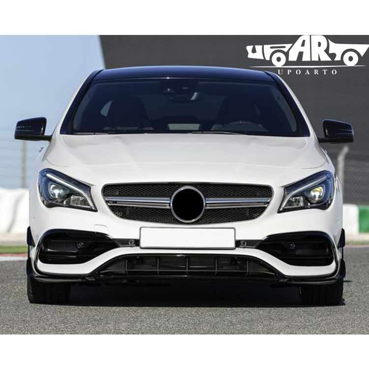 16-19 benz cla w117 front lip & front splitter vents modified parts