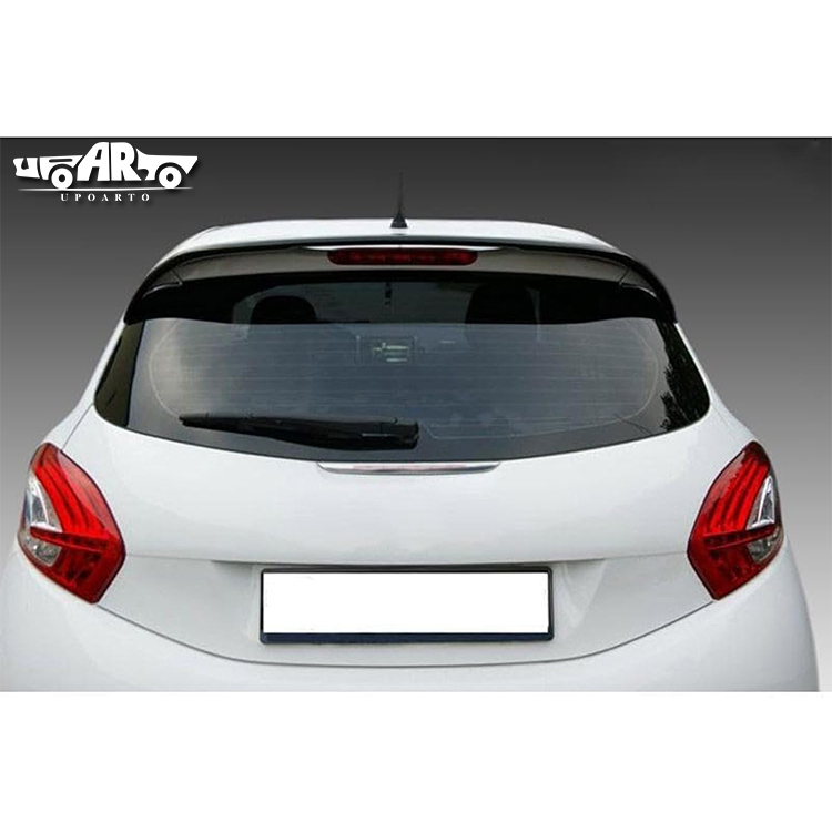 Peugeot 208 ABS Plastic Rear Roof Spoiler 2012-2015