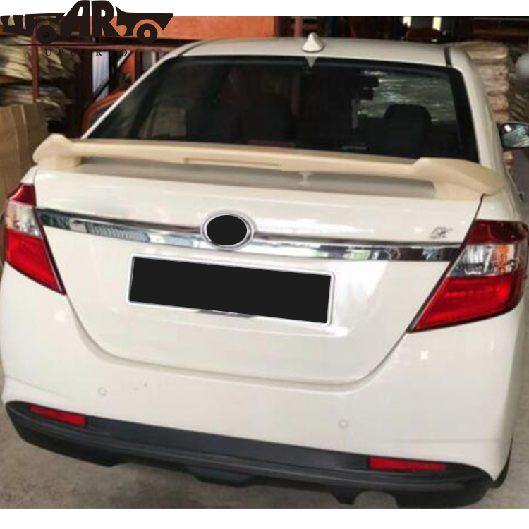 TRD V3 Style Plastic Rear Led Trunk Spoiler Perodua Bezza 2016-2019