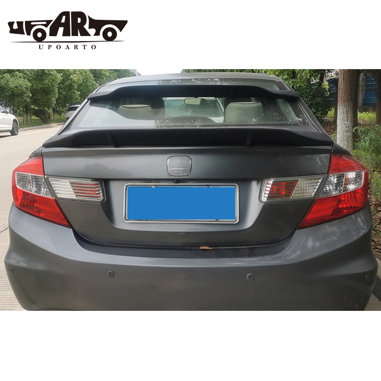 2012-2013 Honda Civic 9TH R Style Rear Spoiler ABS