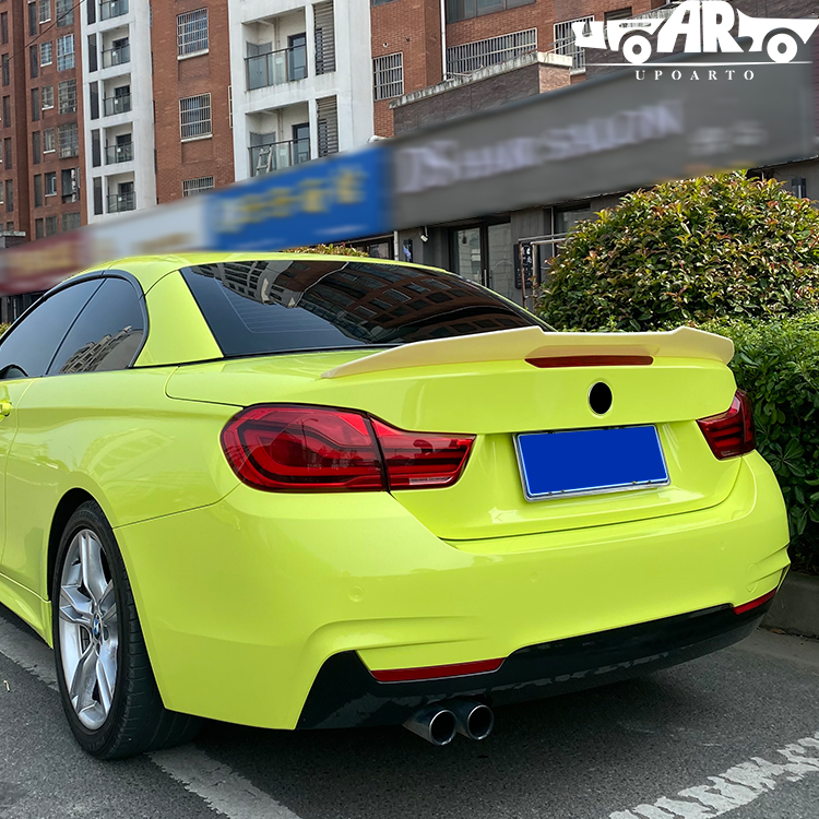 HAOSHENG ABS PSM Style Add-on Rear Trunk Spoiler BMW 4 Series Convertible F33 2013-2020