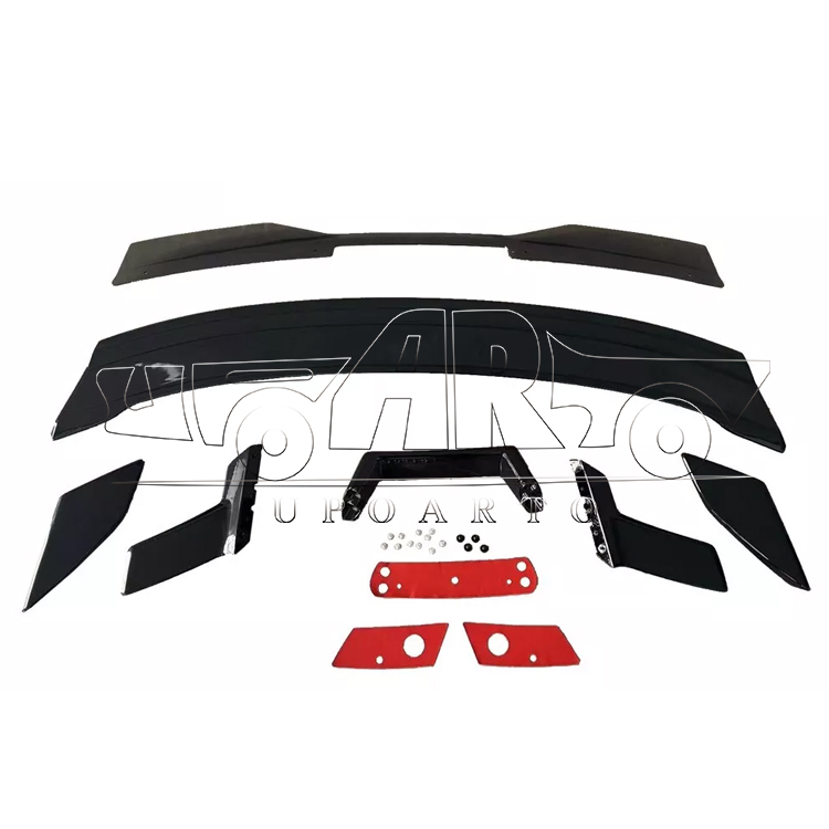 HAOSHENG Ford Mustang Dark Horse Style Rear Spoiler With Gurney Flap Wicker Bill 2024+