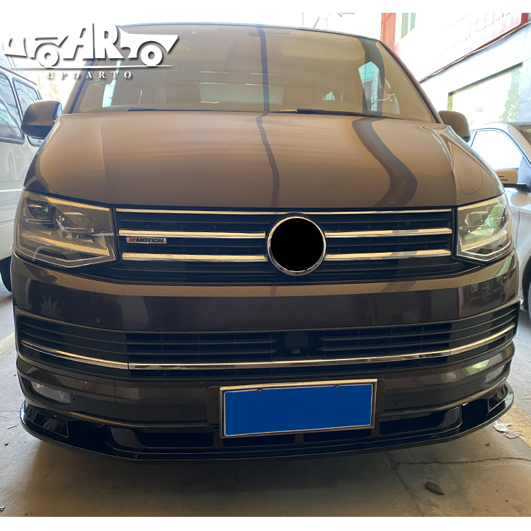 Volkswagen Transporter Multivan T6 ABS 3 Parts Front Bumper Lip