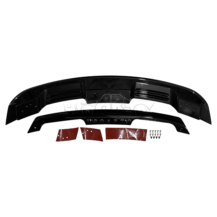 Ford Mustang With Gurney Flap Wicker Bill GT500 Style ABS Rear Spoiler 2015-2021