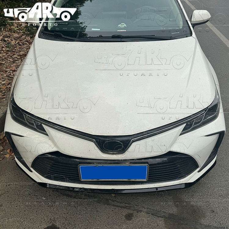 Toyota Corolla Sedan 3 Sections Front Lip Splitter 2019-2023
