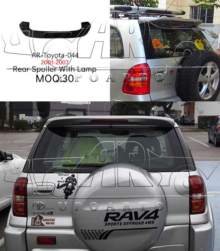 toyota rav4 rear spoiler